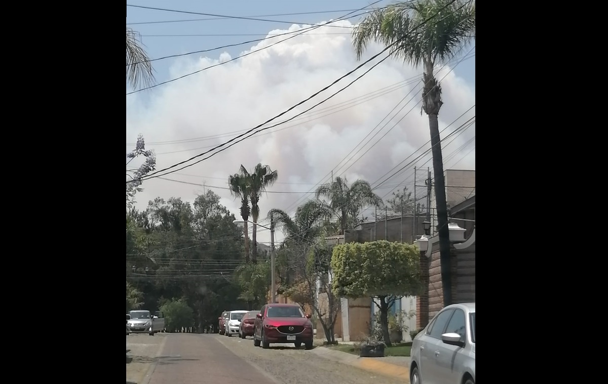 Activan alerta atmosférica por incendio en La Primavera. (Cortesía)
