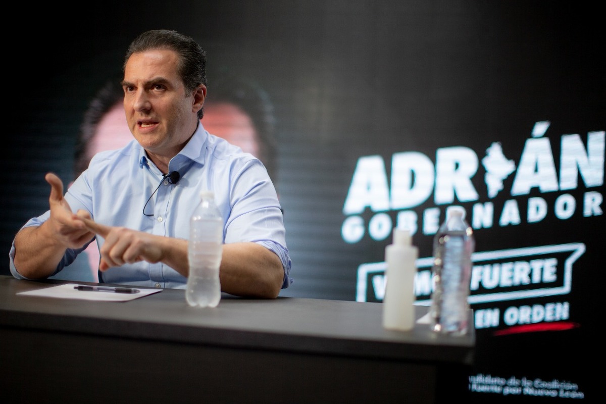 Adrián de la Garza, candidato del PRI para Nuevo León. Foto: Especial.