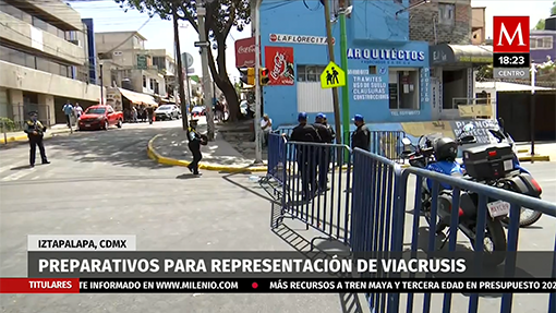 Continuan los preparativos para la 178 representación de la pasión de Cristo en Iztapalapa