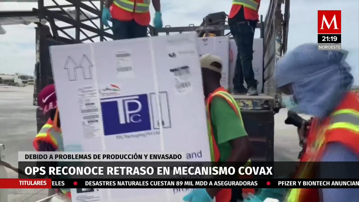 OPS reconoce retrocesos en mecanismo de vacunación anticovid de Covax