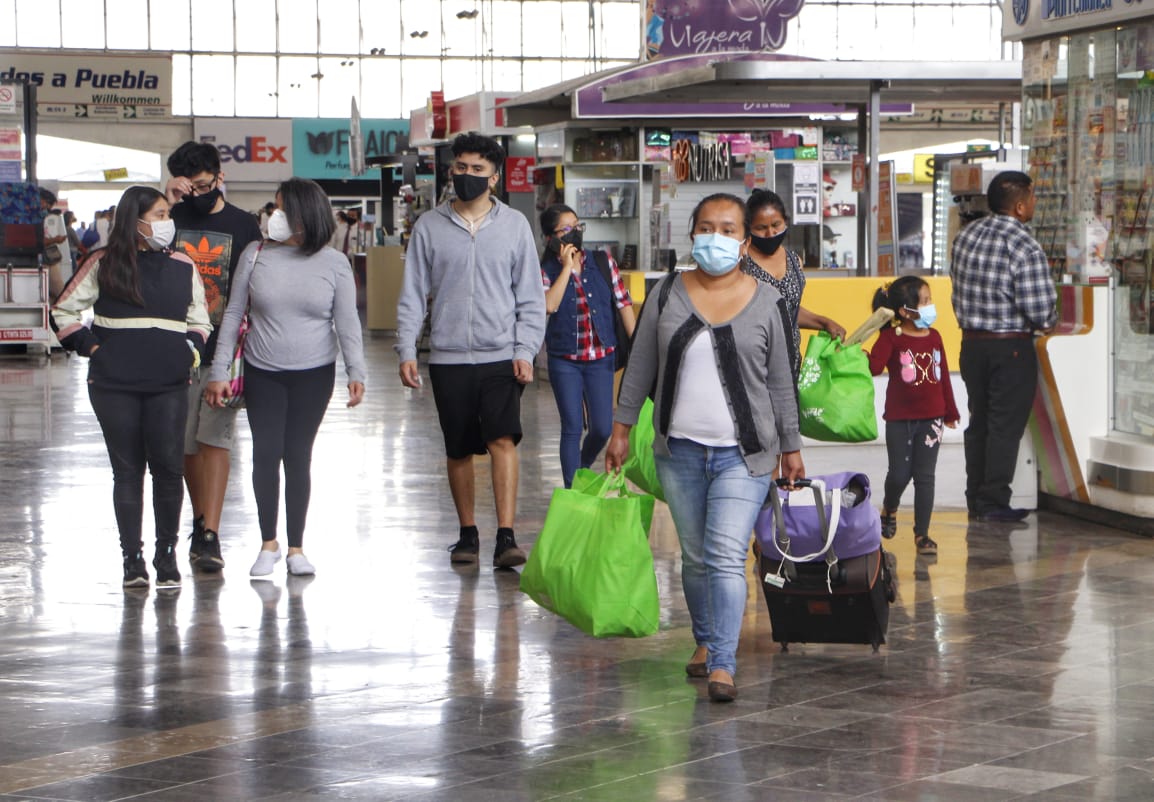 Vacacionistas en Puebla. (Melanie Torres)