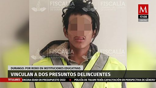Vinculan a dos presuntos delincuentes por robo a institución educativa