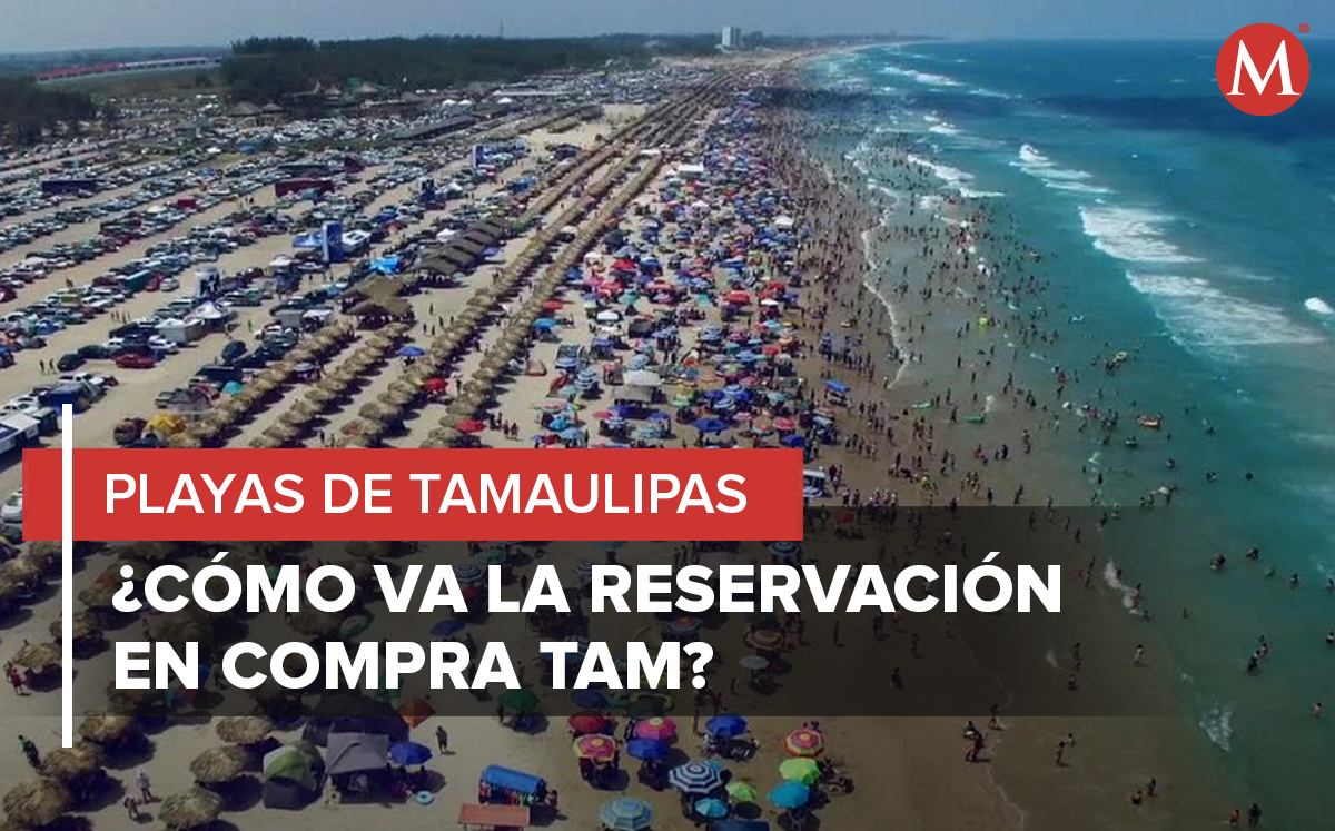 Cómo van las playas de Tamaulipas. Diseño: Margarita Salmoran