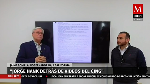 Jorge Hank detrás de videos del CJNG