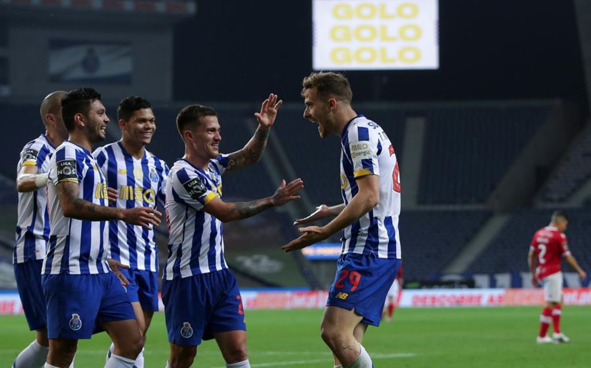 Jugadores del Porto celebrando (EFE)