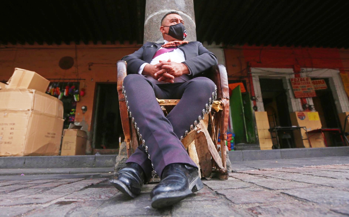 Los mariachis se han visto afectados económicamente por la pandemia de covid-19. (Cuartoscuro)