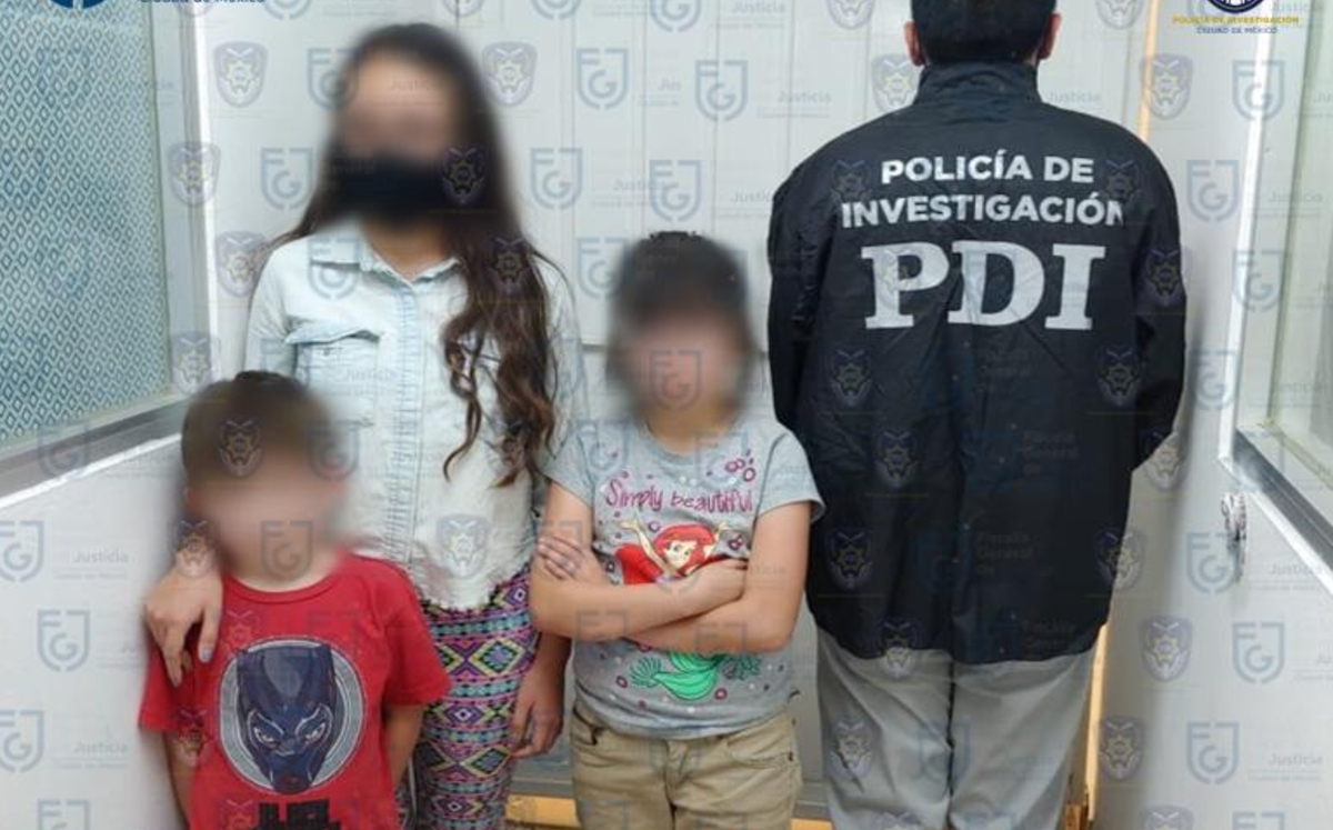 Los menores fueron puestos a disposición de las autoridades capitalinas. (FGJ CdMx)
