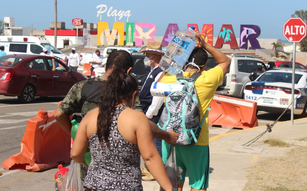 Playa Miramar en Semana Santa 2021. (Sergio Sánchez)