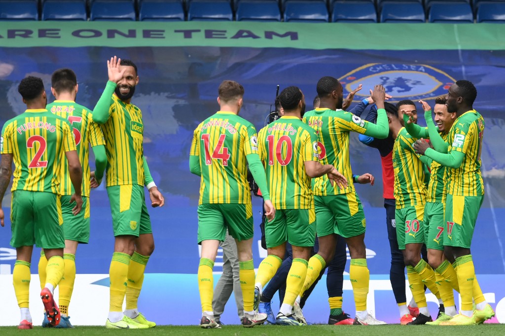 West Bromwich Albion goleó al Chelsea en Stamford Bridge (AFP)