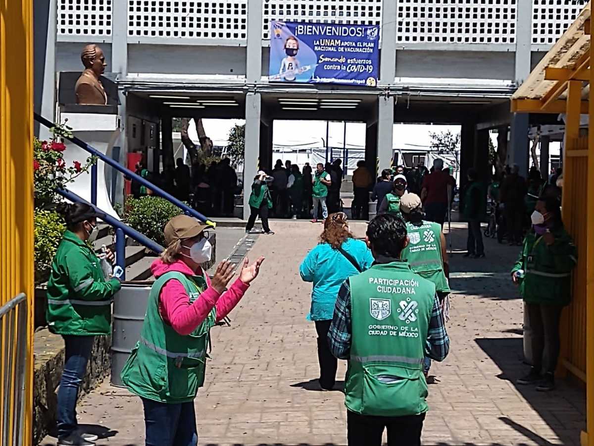 Continúa vacunación en alcaldía Gustavo A. Madero
