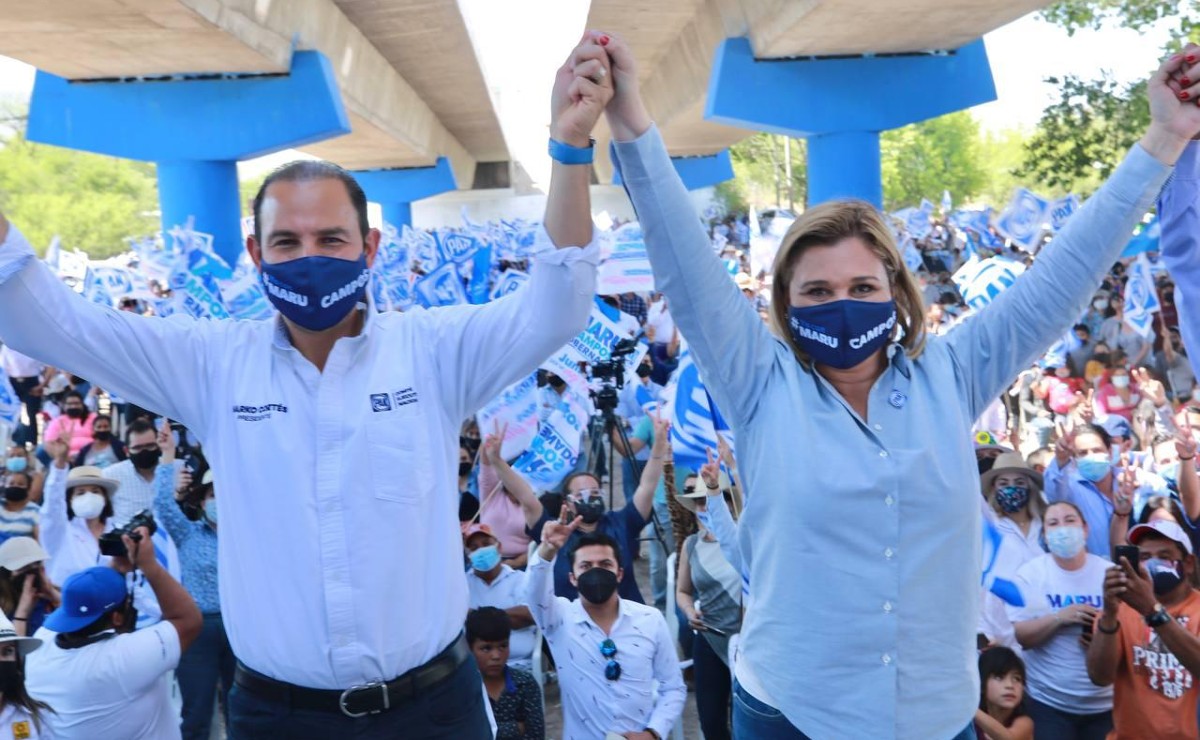 Cortés acompañó a 'Maru' Campos en uno de sus primeros actos de campaña. | Rafael Montes.