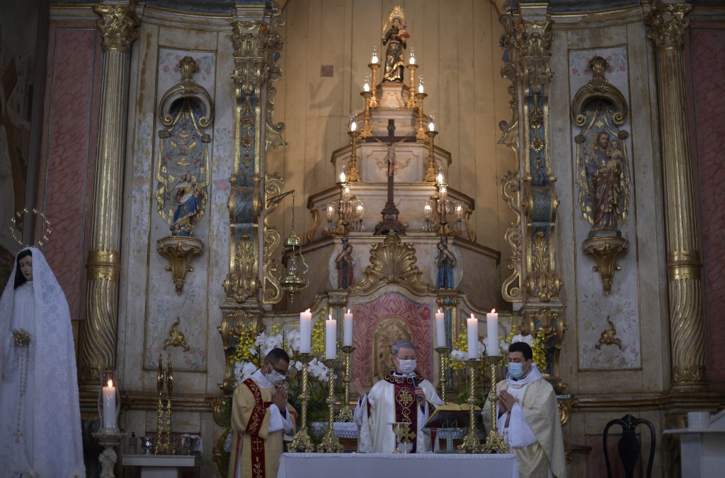 La mayoría de los brasileños son creyentes de la Iglesia Católica. (AFP9