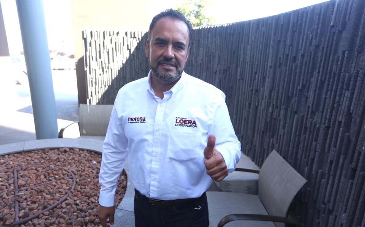 Juan Carlos Loera , candidato de Morena a la gobernatura de Chihuahua. (Jorge Carballo)