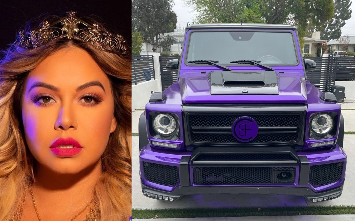 La camioneta es una Mercedes-Benz Clase G (Instagram)