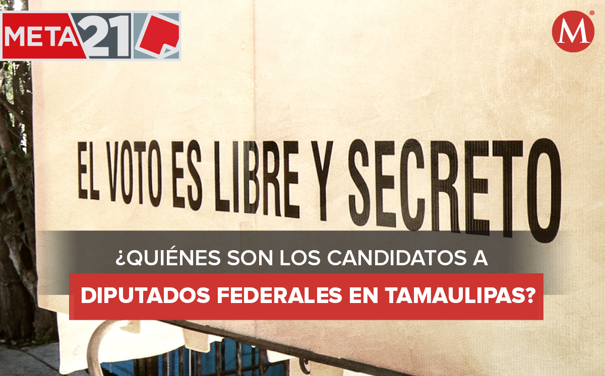 Candidatos a diputados federales en Tamaulipas.