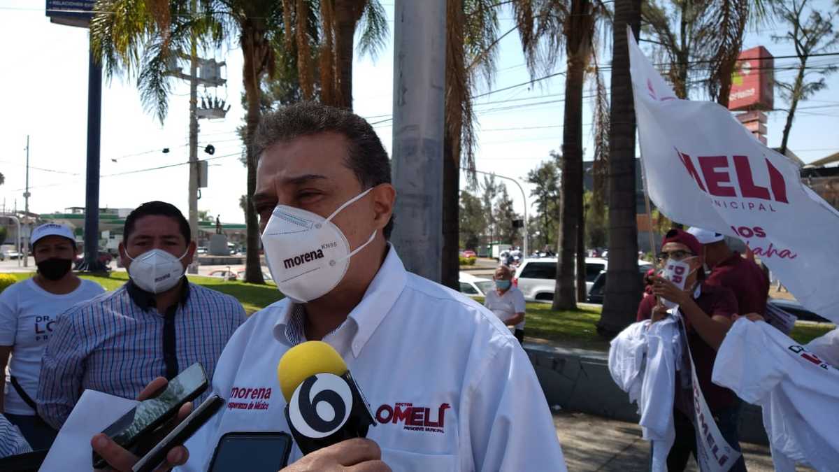 Carlos Lomelí, candidato de Morena a la Presidencia Municipal de Guadalajara (Roberto Hurtado)