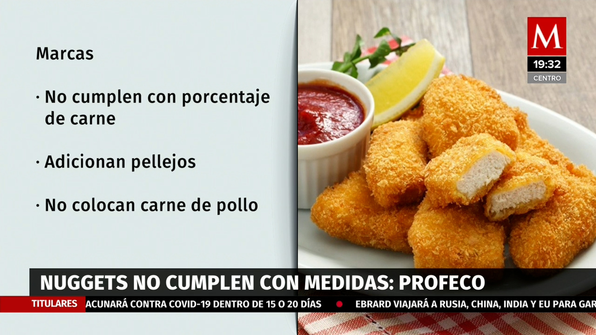 De esto están hechos los nuggets de pollo, según Profeco