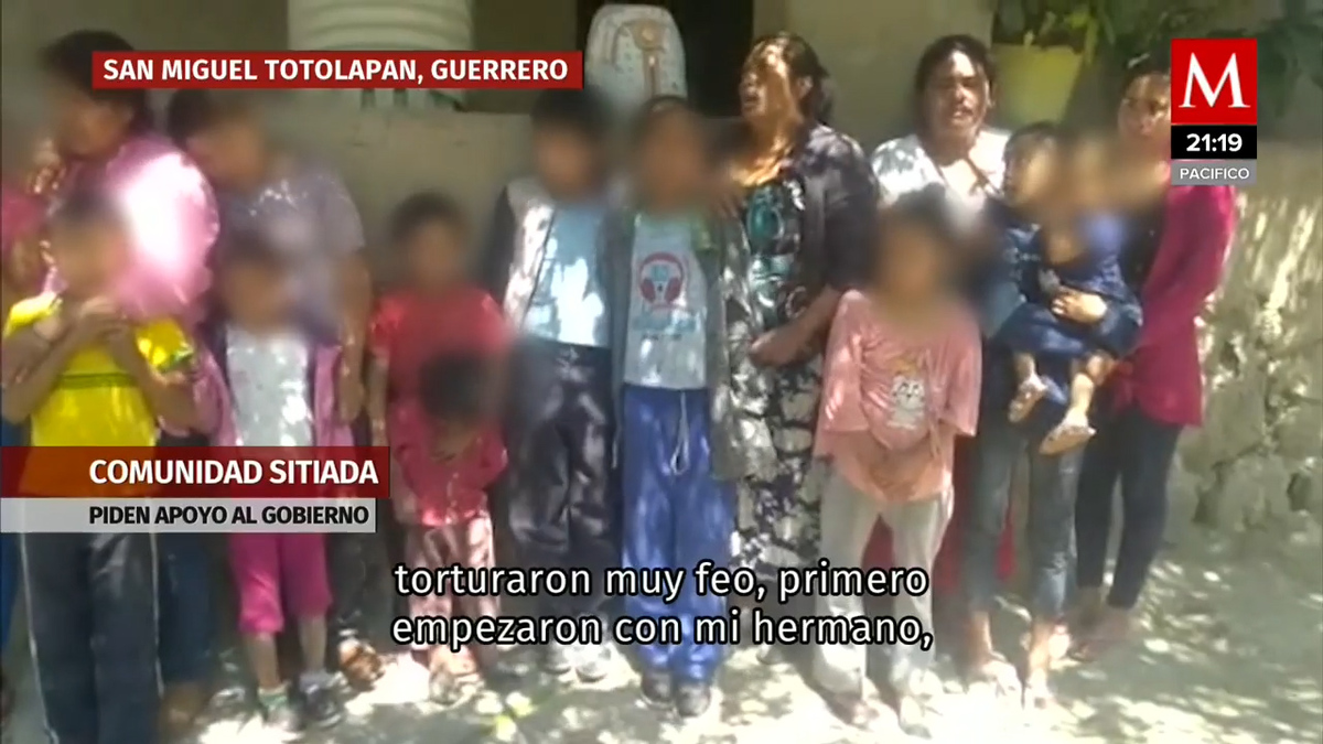 Habitantes de San Miguel Totolapan piden apoyo por amenazas del crimen organizado