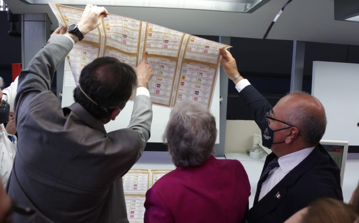Inicia impresión de boletas electorales. (Twitter)