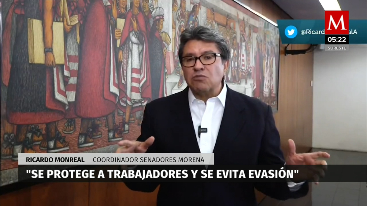Acuerdo sobre 'outsourcing' evitará lesión a derechos laborales y evasión fiscal: Monreal
