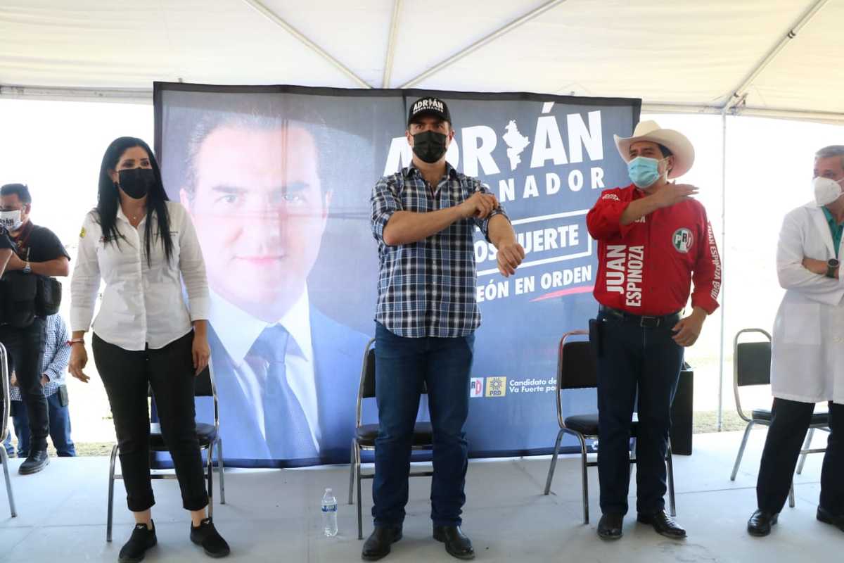 Adrián de la Garza propone hospital en Allende. Foto: Leonel Rocha