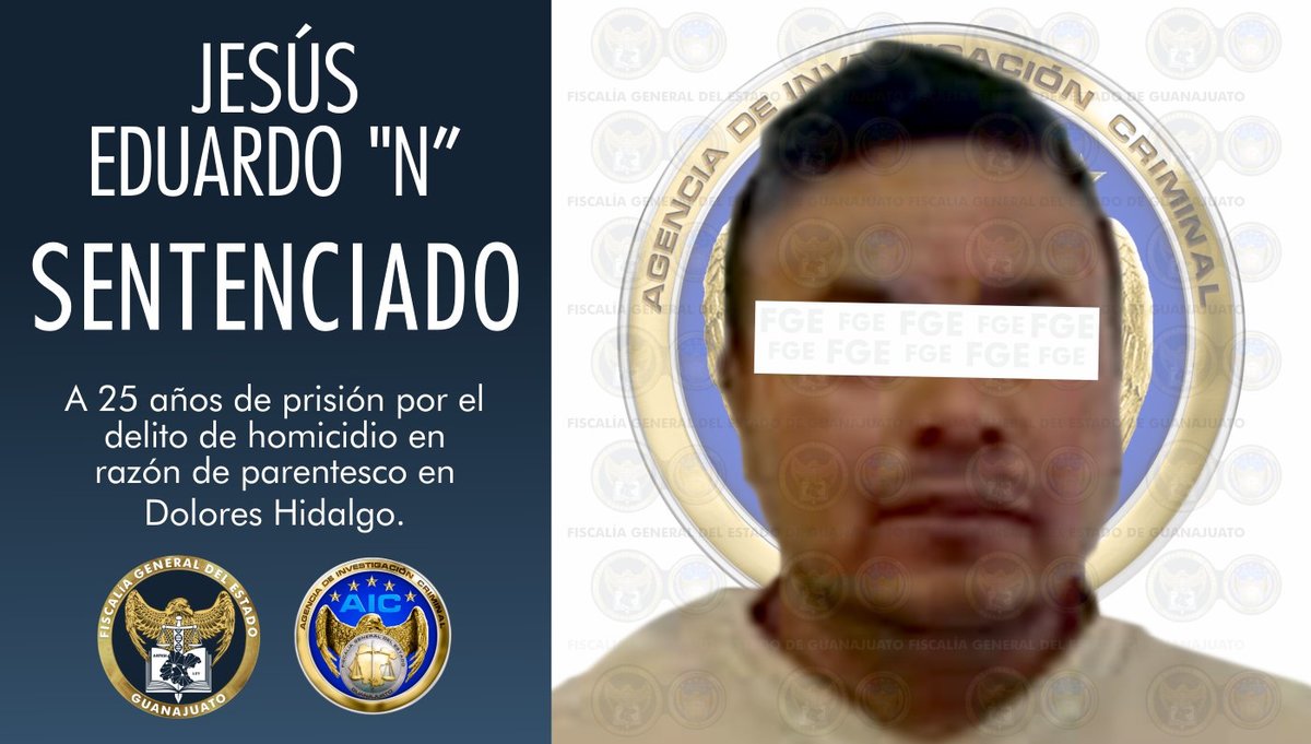 Le dan 25 años de prisión por matar a su esposa, en Dolores Hidalgo