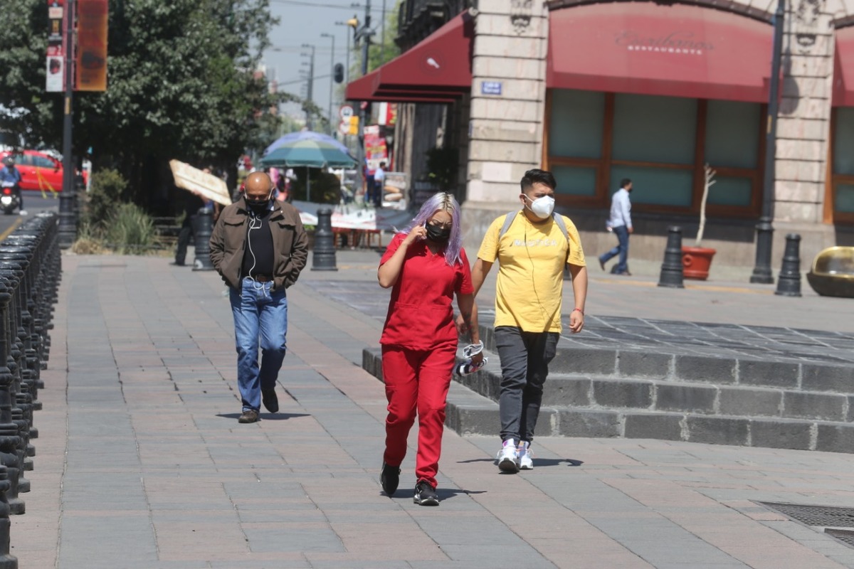 Calles de la Ciudad de México durante la nueva normalidad. (Jorge Carballo)
