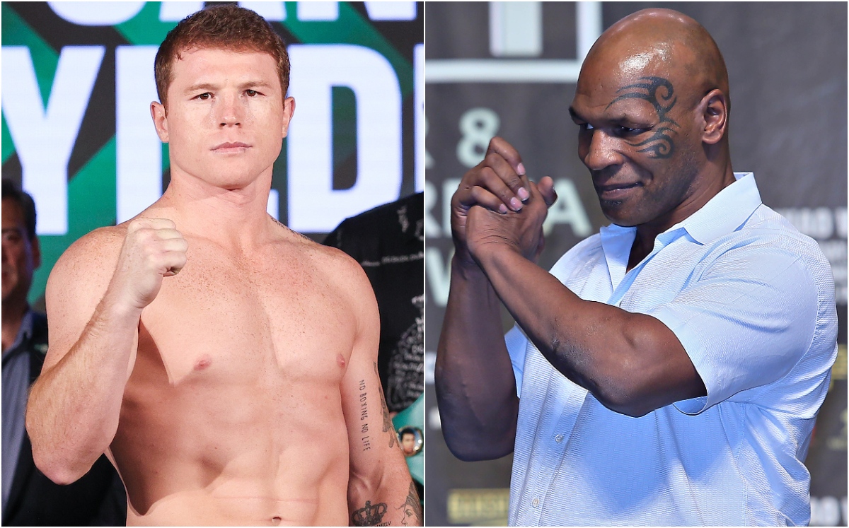 Canelo Álvarez y Mike Tyson (Imago7)