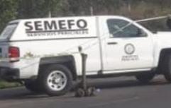 El cuerpo fue levantado por elementos del Semefo. (Jocelyn Estrada)