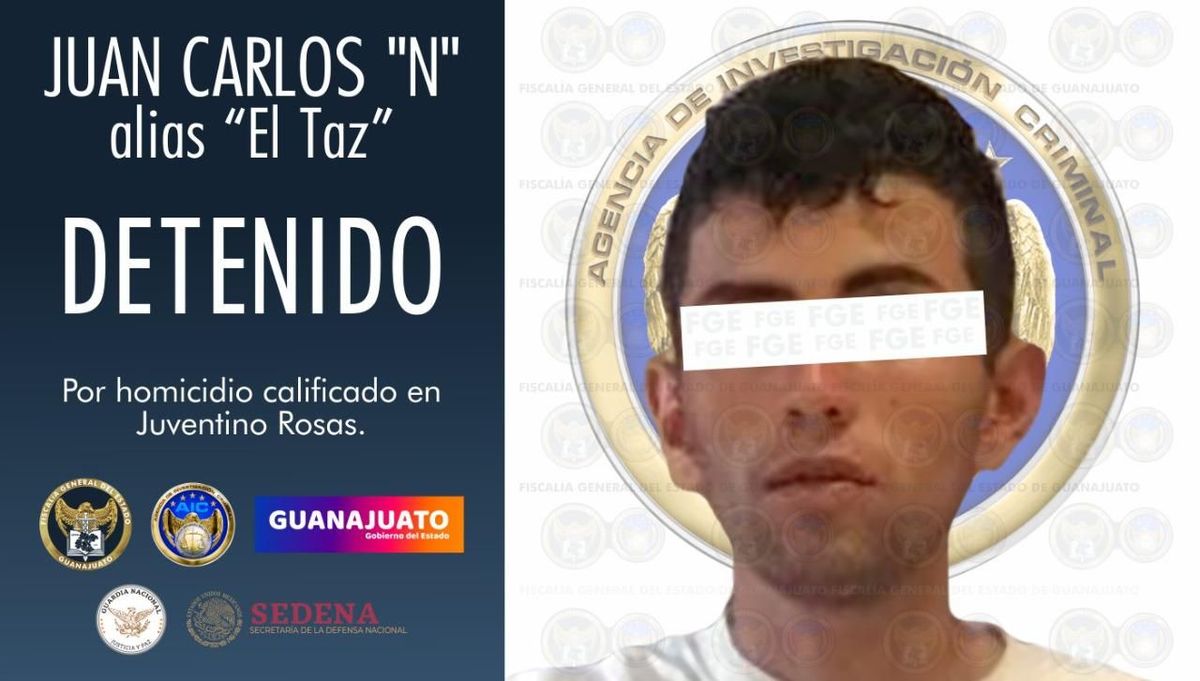 Detiene FGE a sospechoso del homicidio de Juan Antonio Acosta