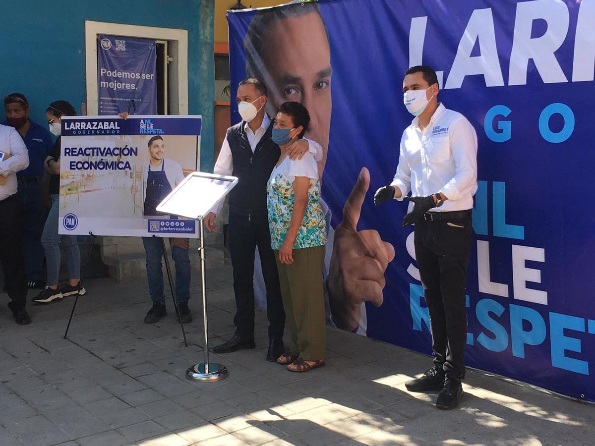 Fernando Larrazabal, candidato del PAN a la gubernatura de Nuevo León.