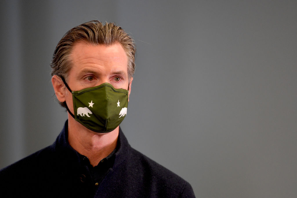Gavin Newsom, gobernador de California. / Getty Images.