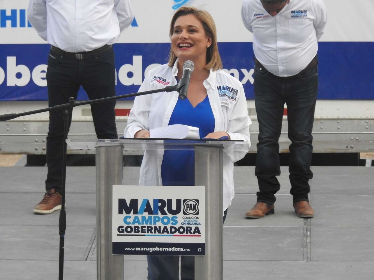 Maru Campos, candidata a la gubernatura de Chihuahua. (Especial)