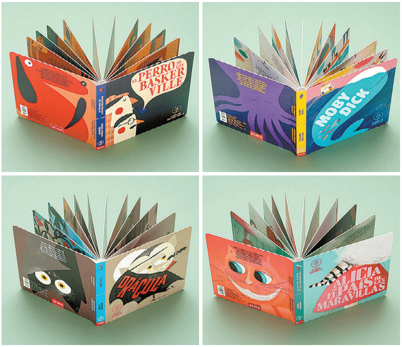 Publicados en España por Editorial Alma, los libros son distribuidos en México por Madre Editorial. Editorial Alma