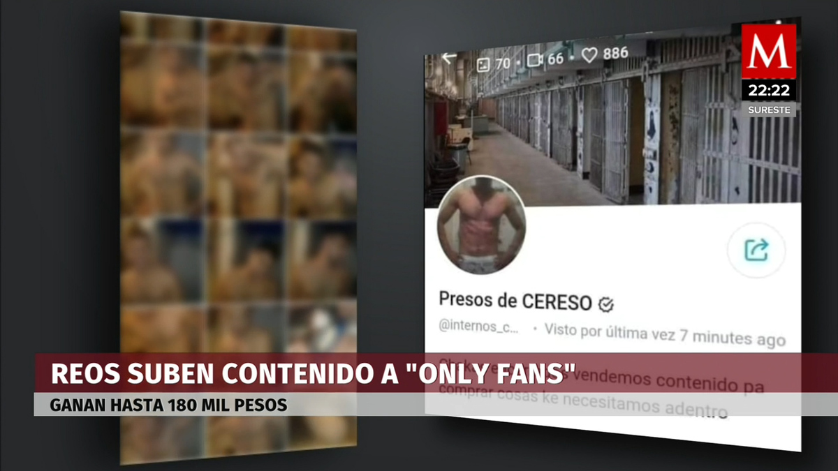 Reos mexicanos crean cuenta en Only Fans y venden contenido sexual desde el reclusorio