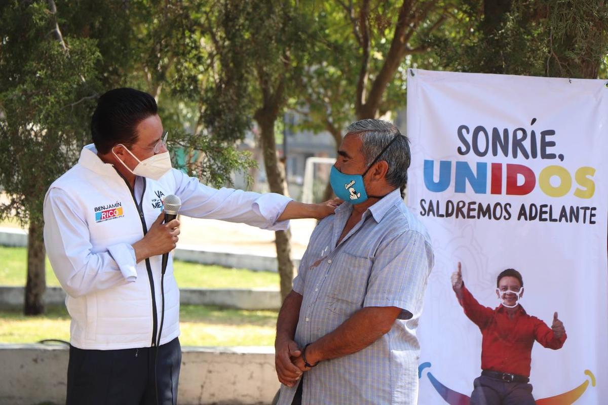 Benjamín Rico, candidato a diputado federal por la coalición Va por México. (Cortesía)