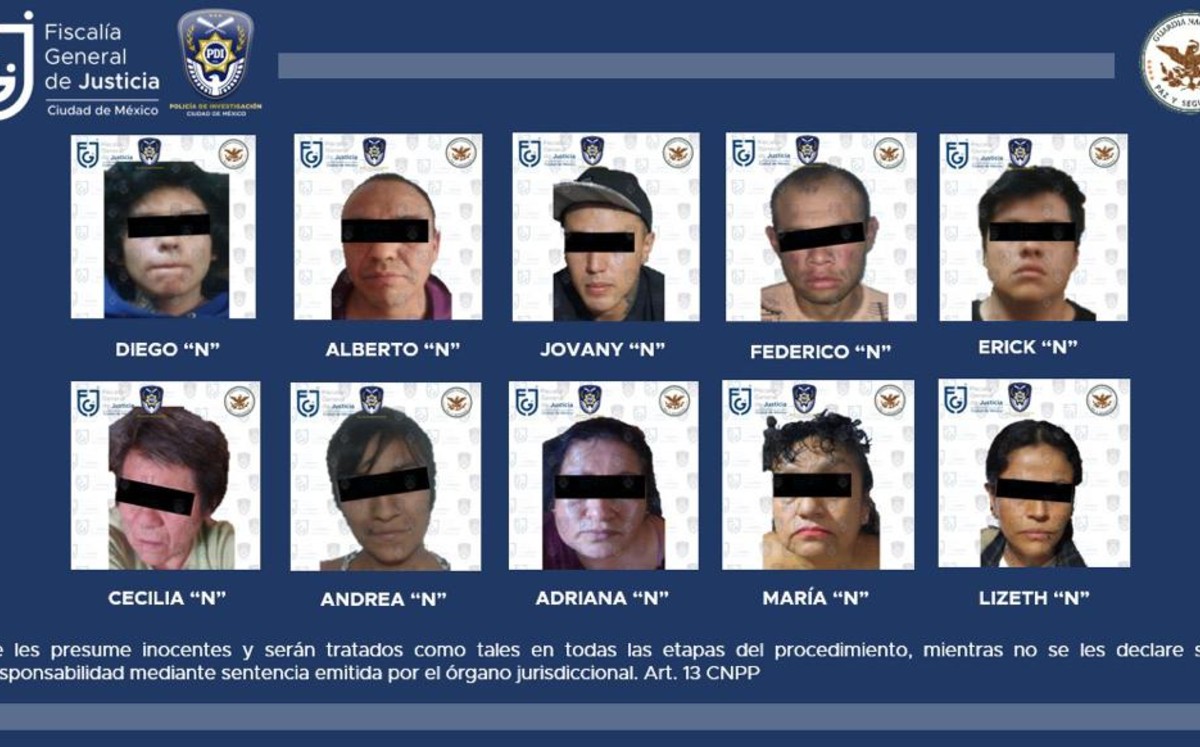 Durante los cateos también se aseguraron distintas dosis de drogas como mariguana. (FGJ CdMX)