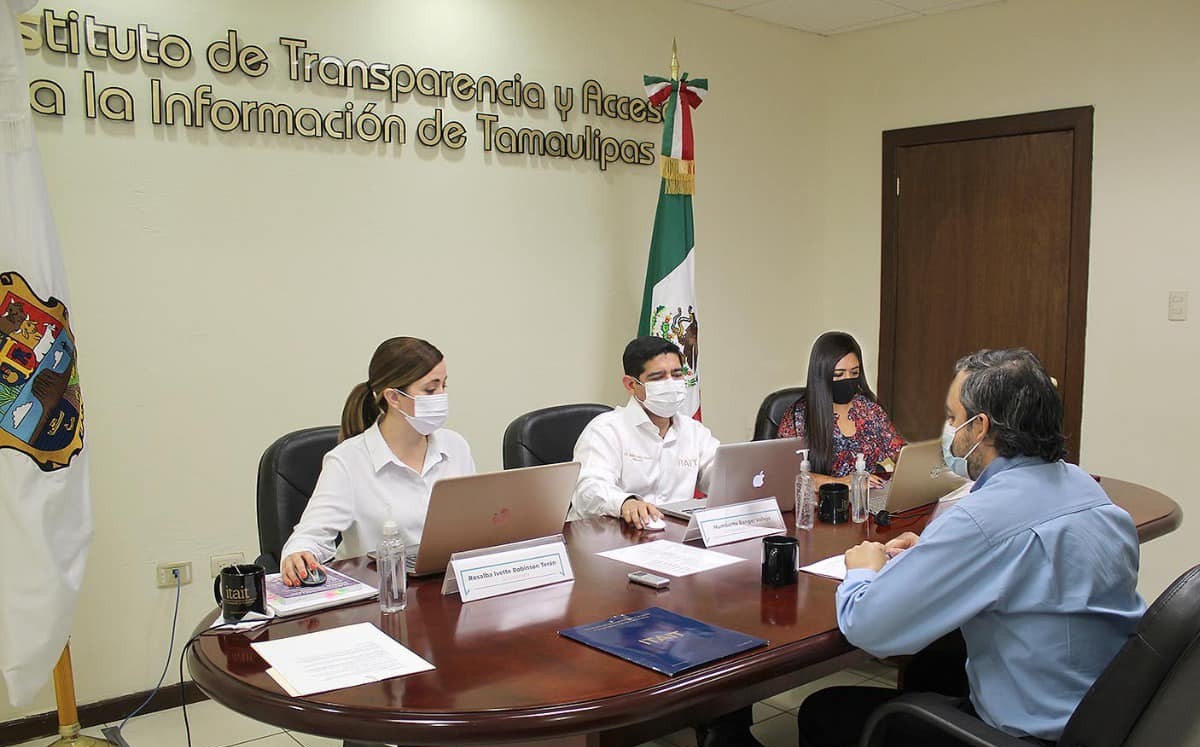 Comisionados del Instituto de Transparencia y Acceso a la Información de Tamaulipas (ITAIT). (Facebook)