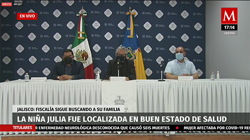Conferencia: Fiscalía de Jalisco sigue buscando a la familia desaparecida en Acatic