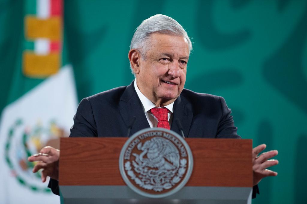 Conferencia de prensa de Andrés Manuel López Obrador.