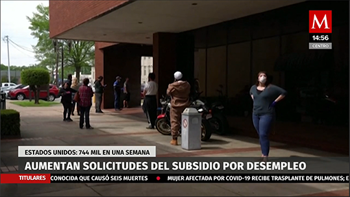 En Estados Unidos aumentan las solicitudes de subsidio por desempleo