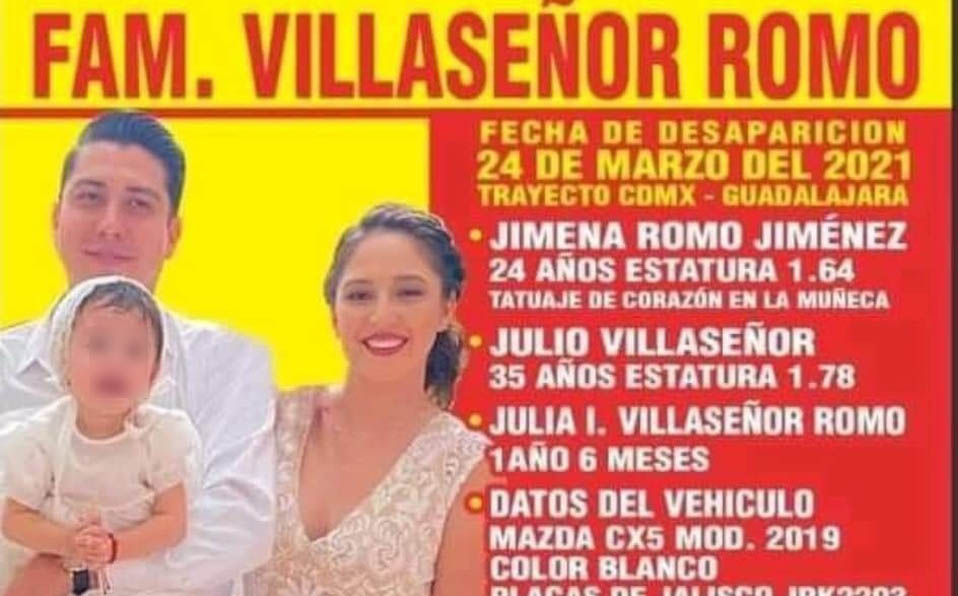 La familia Villaseñor Romo es buscada desde el pasado 25 de marzo (Especial)