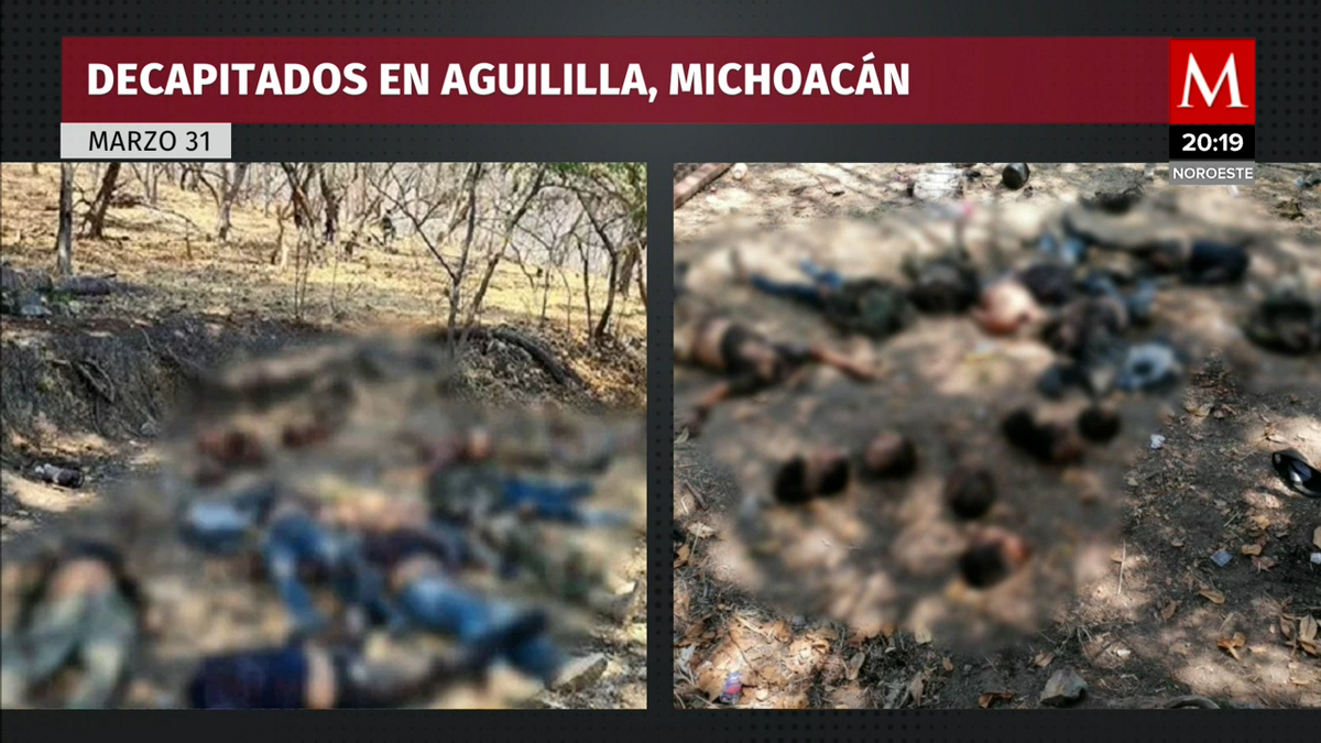 Localizan 8 decapitados en el municipio de Aguililla, Michoacán