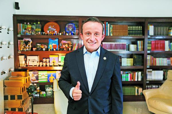 Mikel Arriola, presidente de la Liga Mx. Jorge Carballo