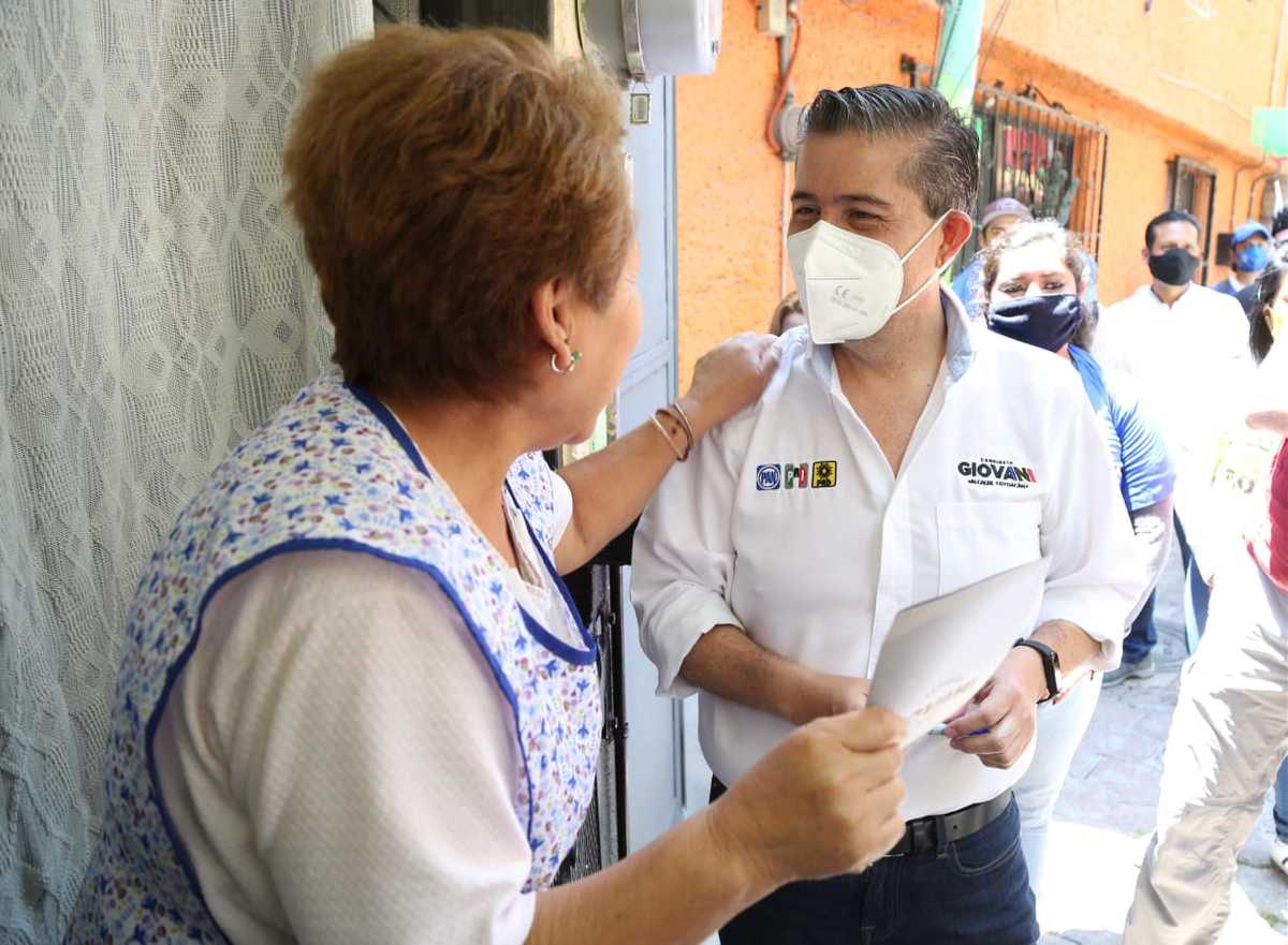 Giovani Gutiérrez, candidato de Va por CdMx en Coyoacán. (Especial)