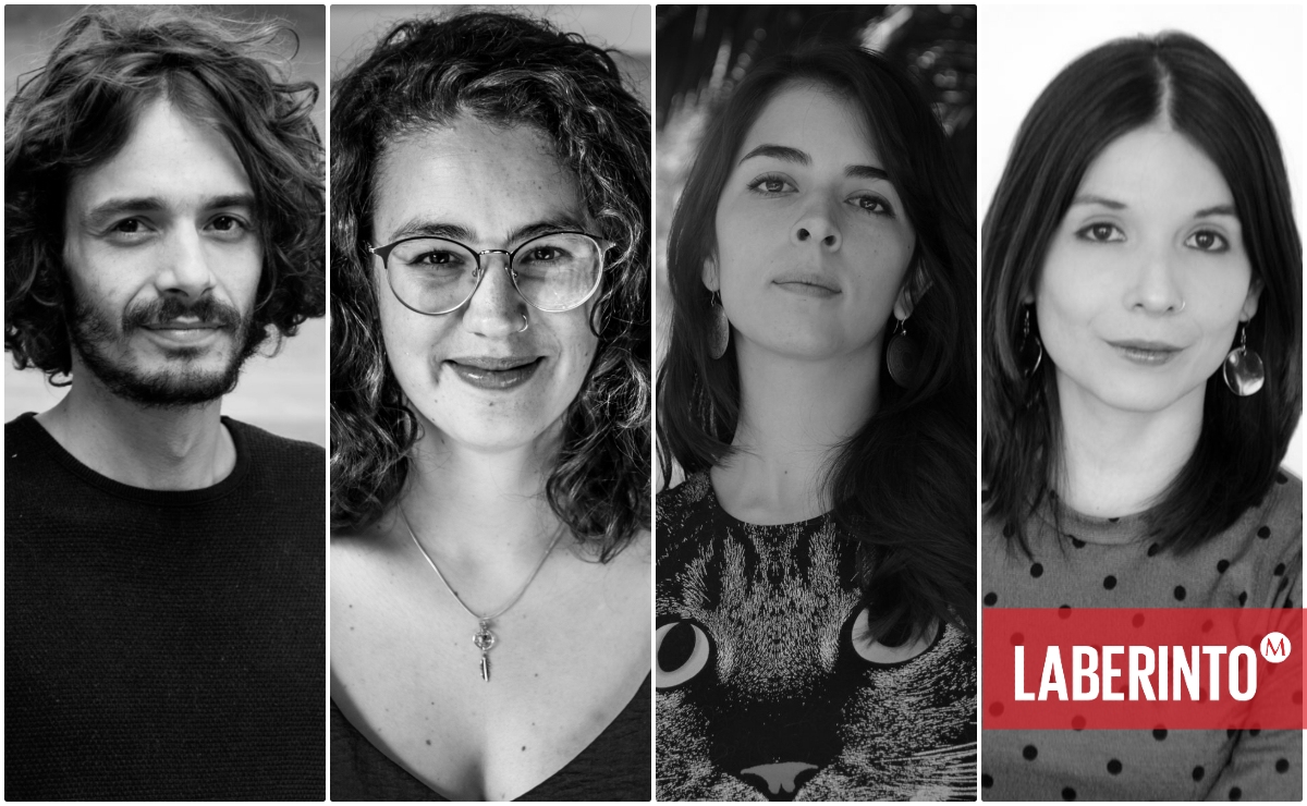 Mateo García Elizondo, Andrea Chapela, Aura García Junco y Aniela Rodríguez, la selección mexicana de Granta en español.