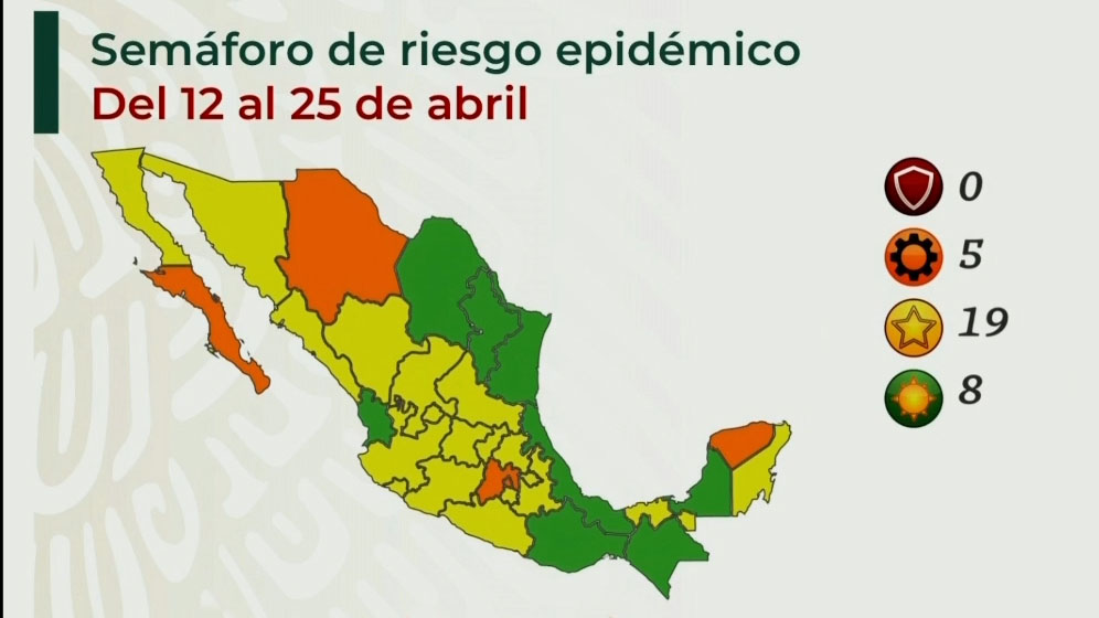 Oaxaca y NL pasan a semáforo verde por covid