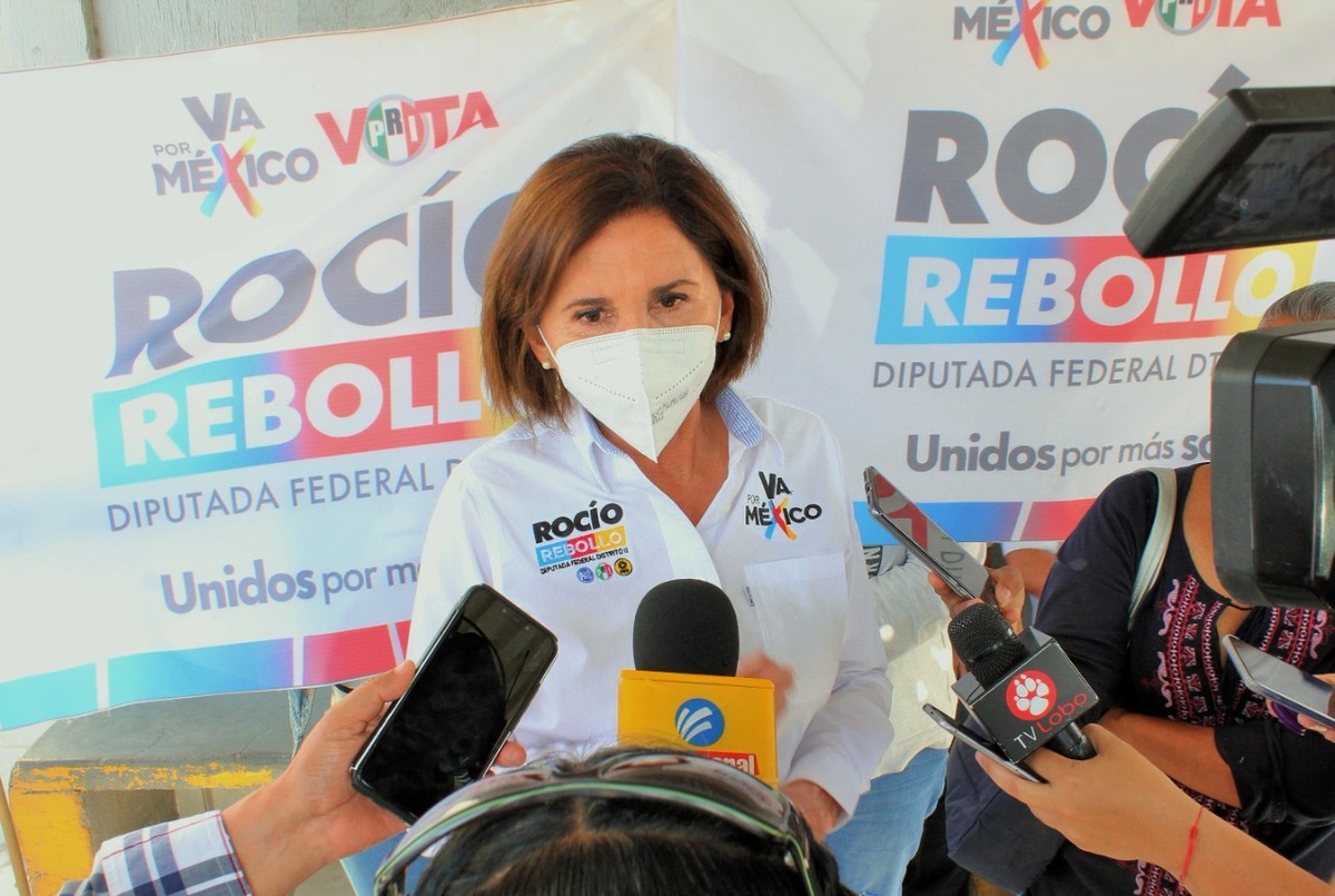 Rocío Rebollo Mendoza, candidata a Diputada Federal por la alianza Va por México. (Especial)