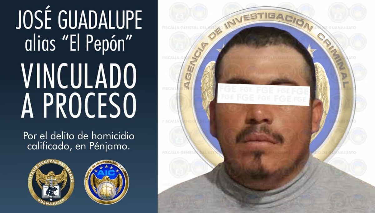 Vinculan a proceso a 'El Pepón' por homicidio de adolescente en Pénjamo