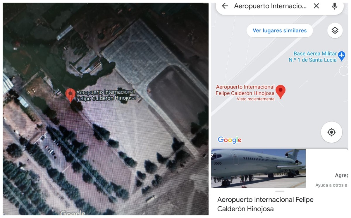 El Aeropuerto Felipe Ángeles es renombrado en Google Maps | Especial